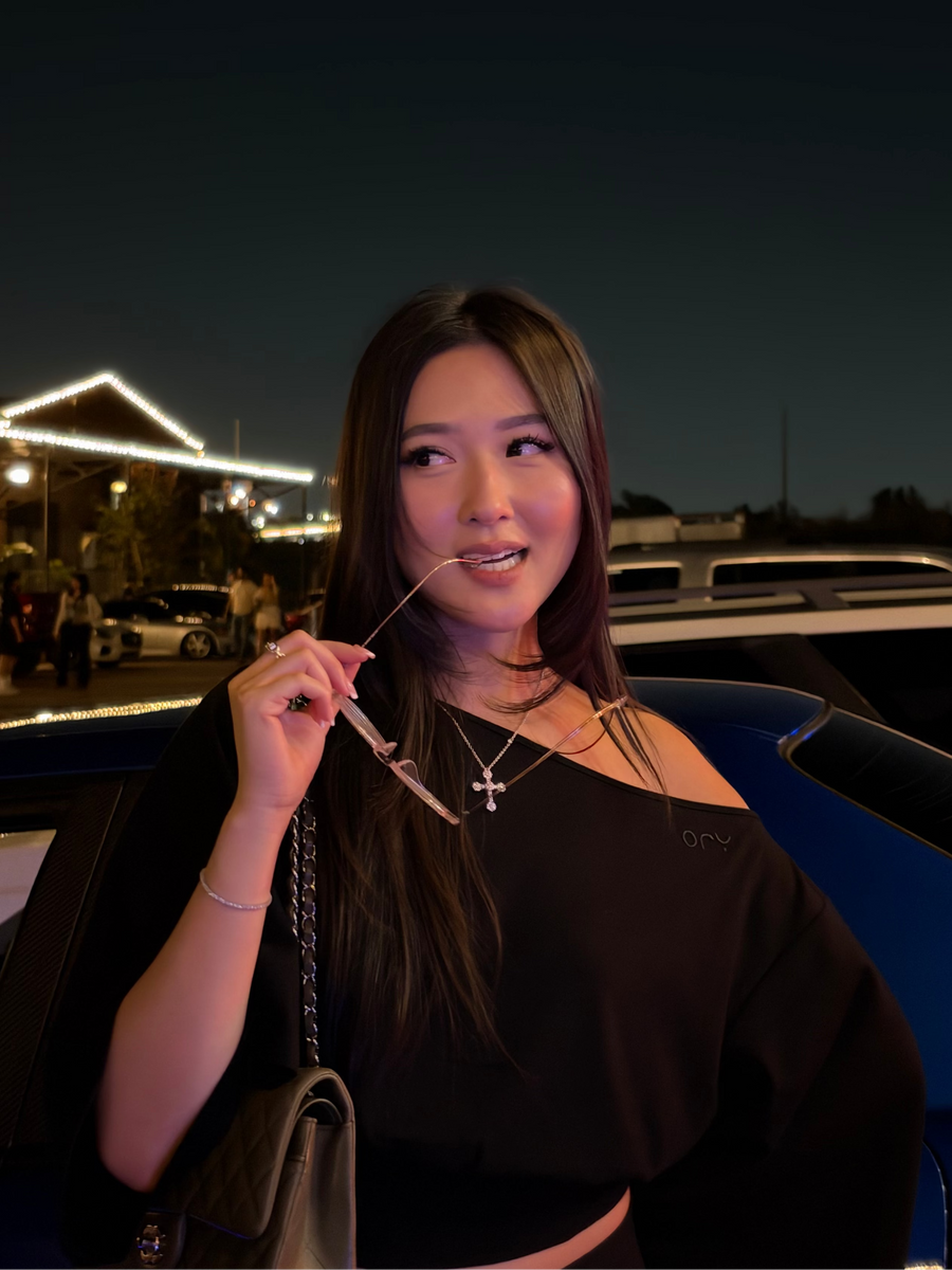 @tiffyngn in Kimo Off the Shoulder in XS